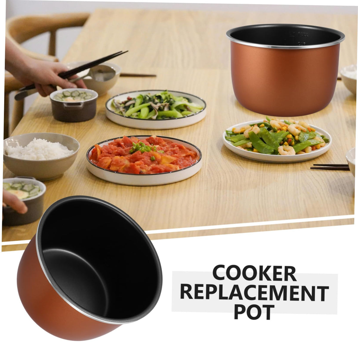 Aluminum Alloy Non Stick Electric Pressure Cooker Inner Pot G61059