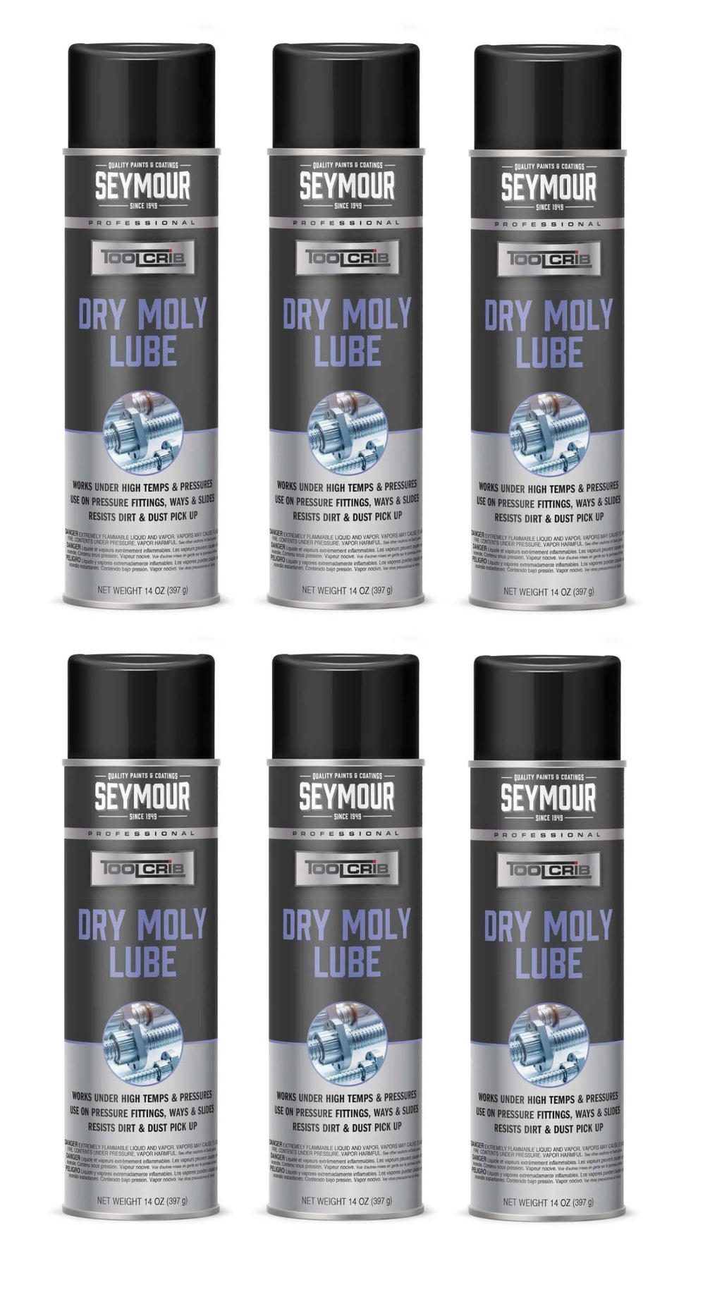 14 oz 6-Pack Dry Moly Lube O908902
