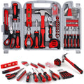 156-Piece All-Purpose Home Tool Kit in Foldable Toolbox Y330