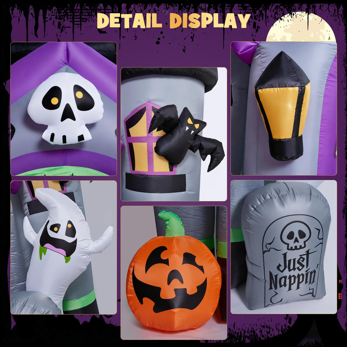 12 FT Halloween Inflatable Archway Outdoor Decoration G6141