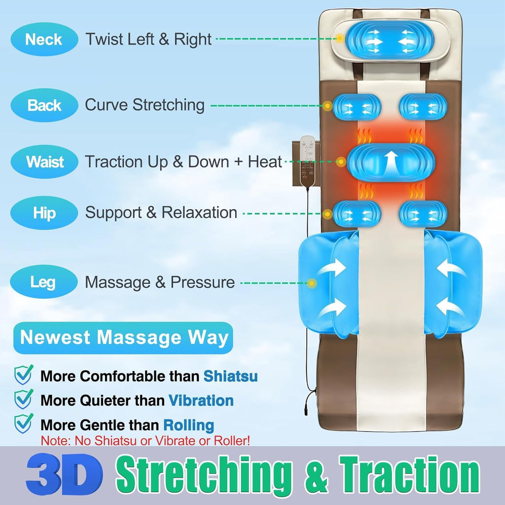 Full Body Massage Mat with Heat S552633