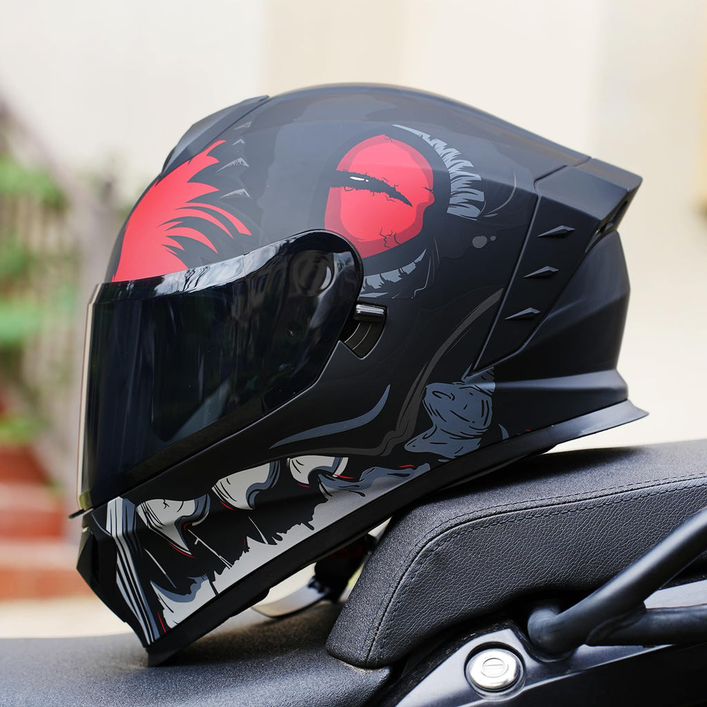 Full Face Dual Visor Motorcycle Helmet P6098