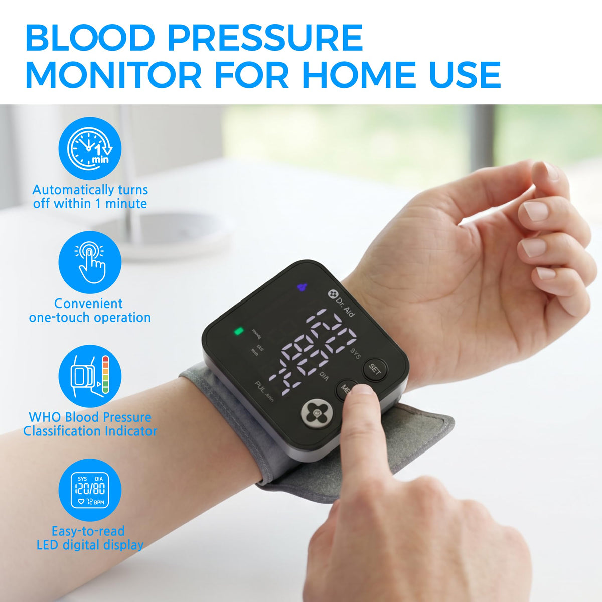 Wrist Blood Pressure Monitor I773