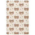 Soft Breathable Microfiber Fitted Crib Sheet K3205