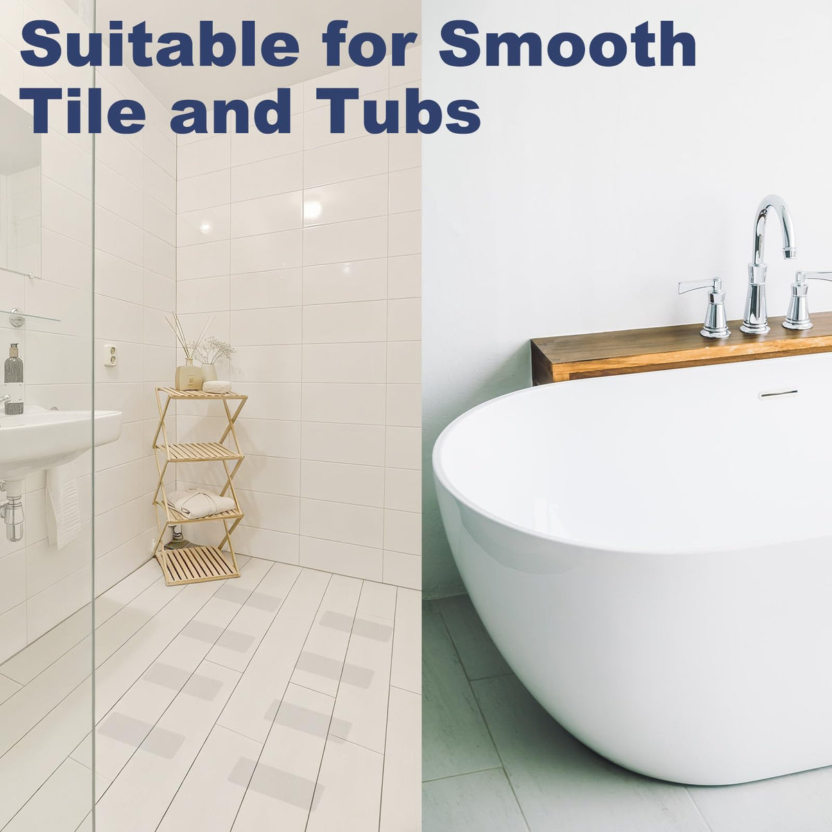 28PCS XXL Anti-Slip Shower Stickers with Scraper P4226
