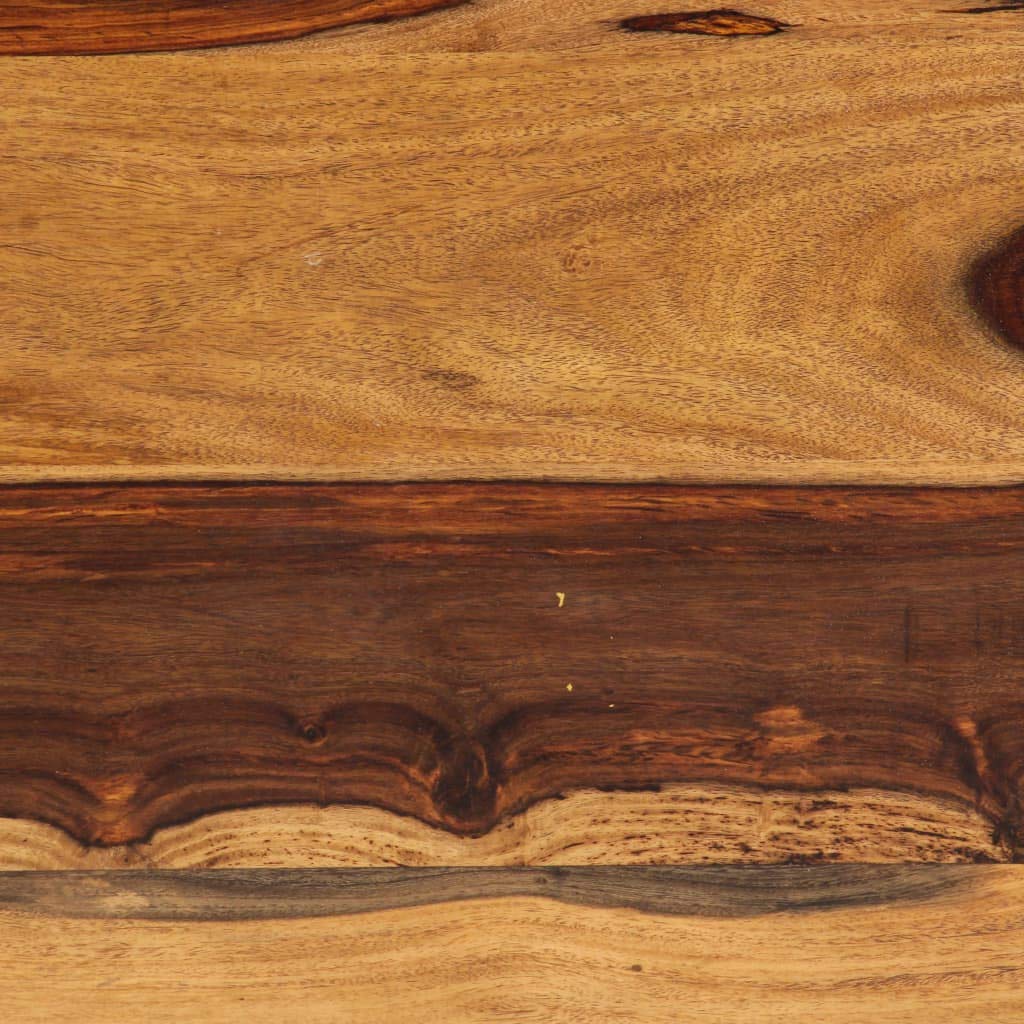 Industrial Rectangle Coffee Table 47.2"x23.6"x15.7" Solid Sheesham Wood L1382