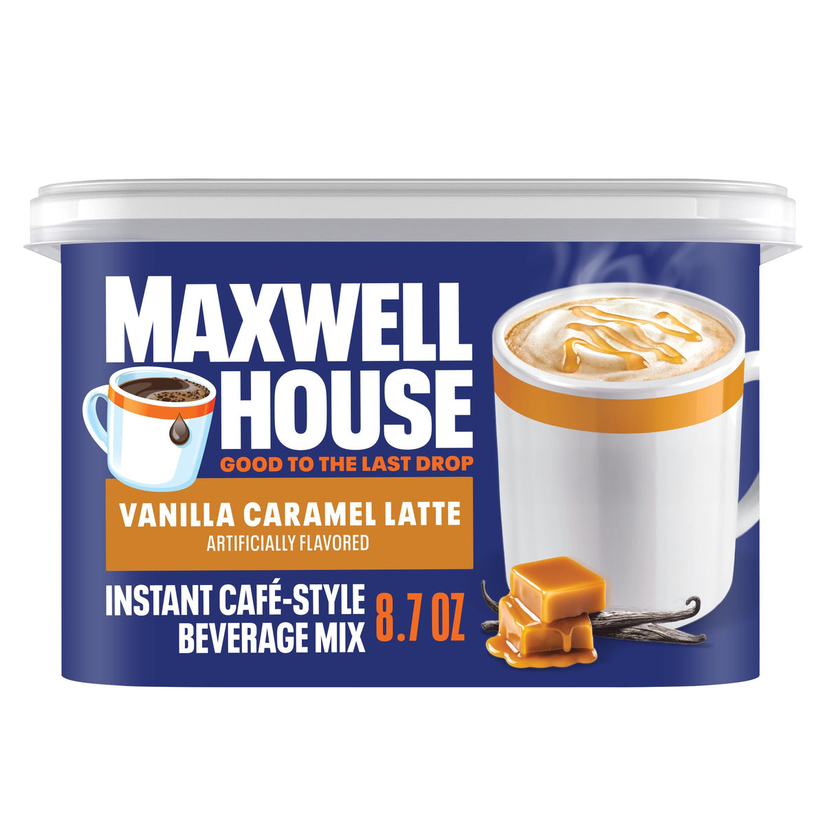 Instant Vanilla Caramel Latte Mix 8.7 oz L196447