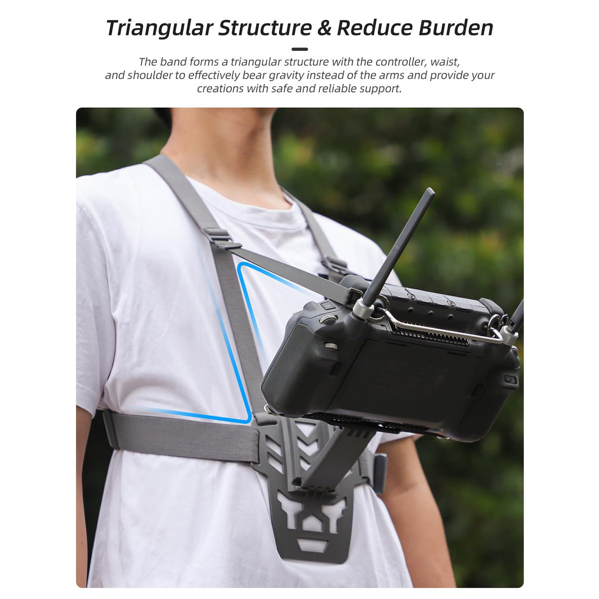 Handsfree Remote Control Chest Mount Straps V180497