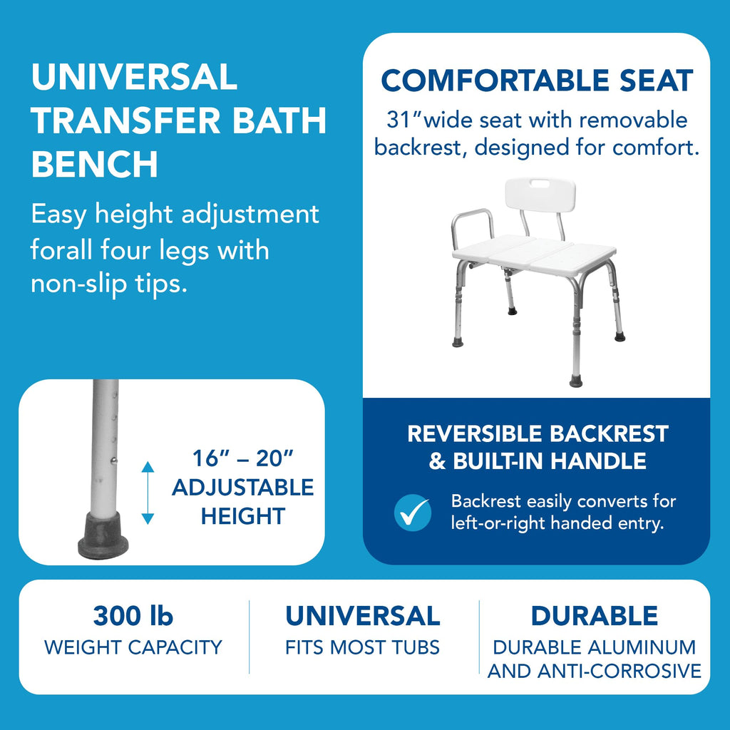 Height Adjustable Shower Bench and Shower Chair X147771