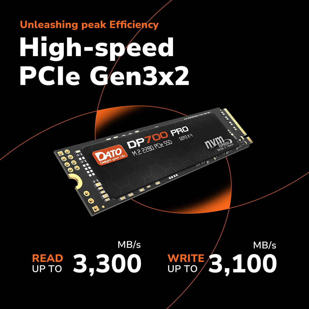 512GB M.2 2280 PCIe Gen3x4 Internal Solid State Drive N849