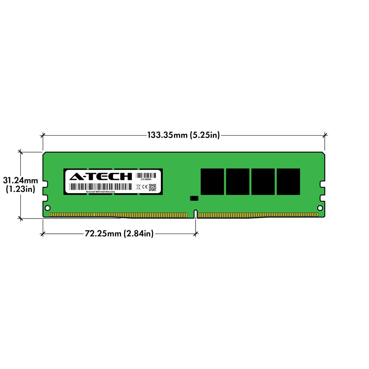 16GB DDR4 2400MHz Non-ECC Desktop RAM Memory Kit K751593