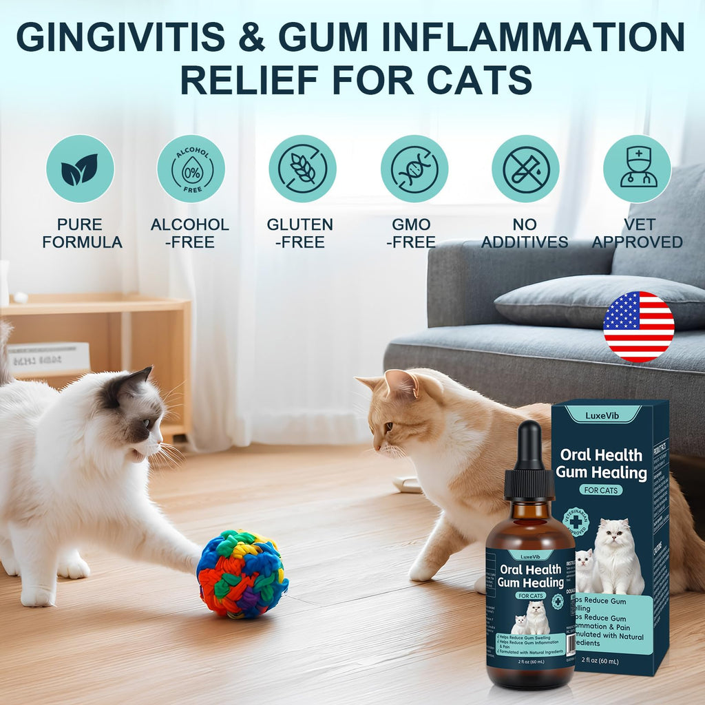 Natural Plant-Based Cat Oral Care P77540