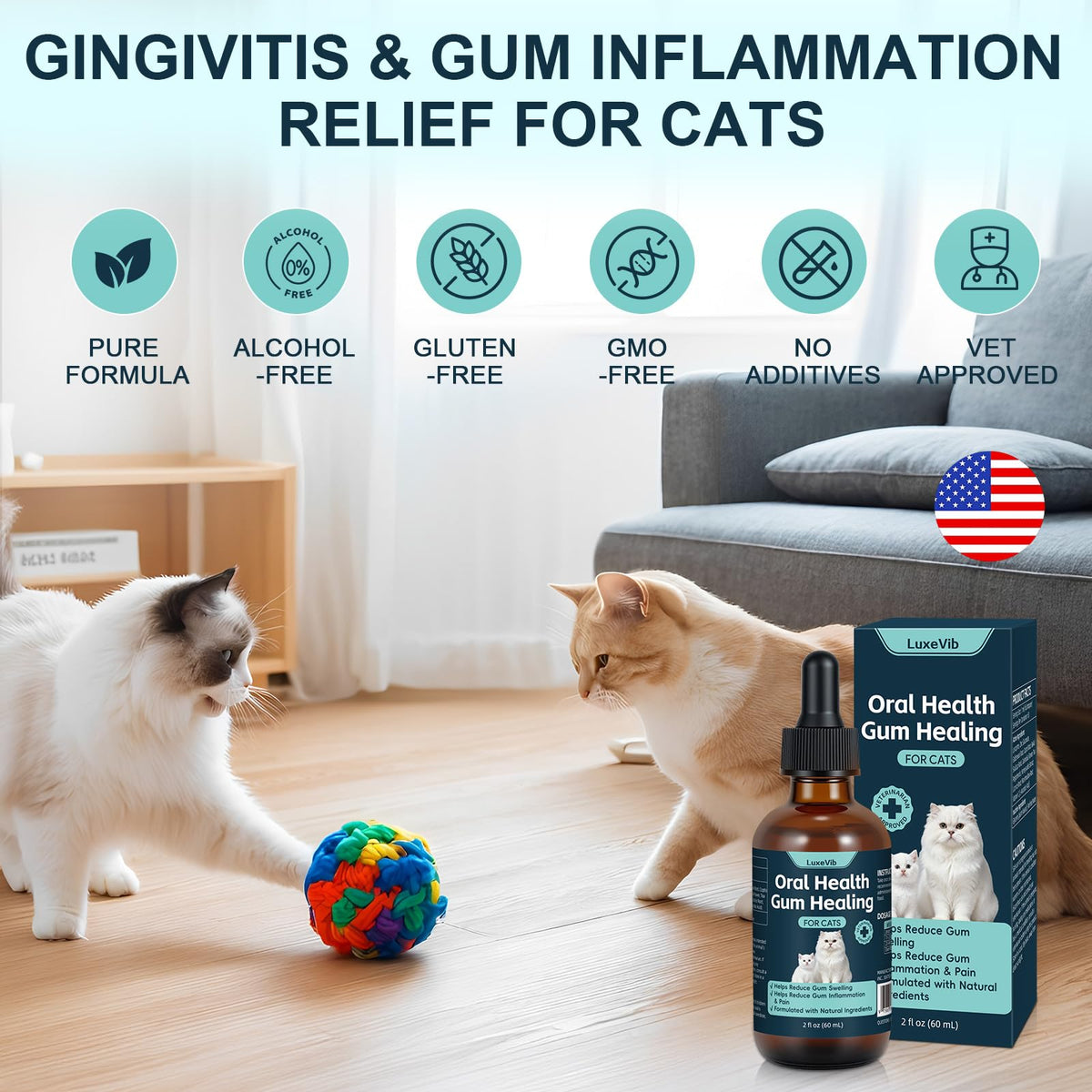 Natural Plant-Based Cat Oral Care P77540