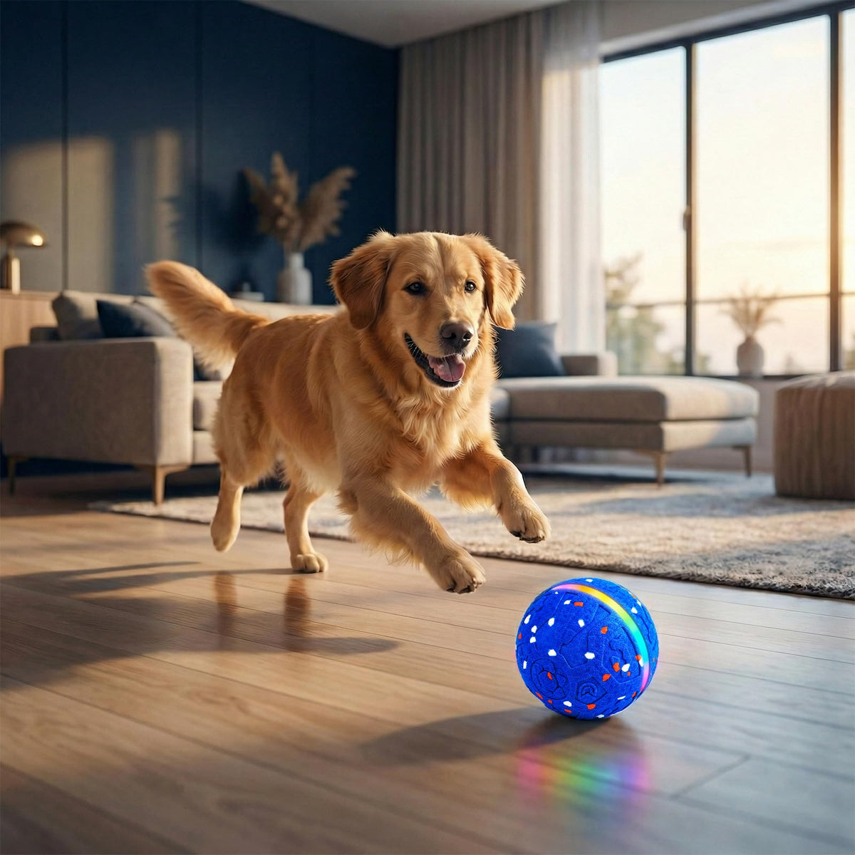 Interactive Dog Ball Toy 3 Modes S412410