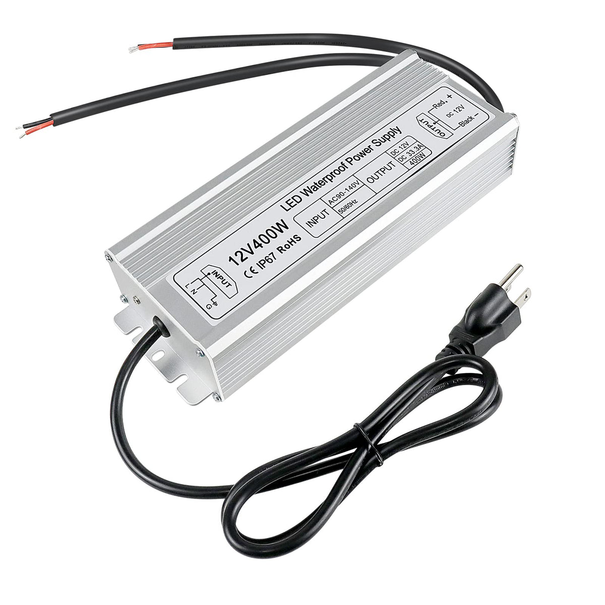 400W 12V IP67 Waterproof LED Power Supply H80046