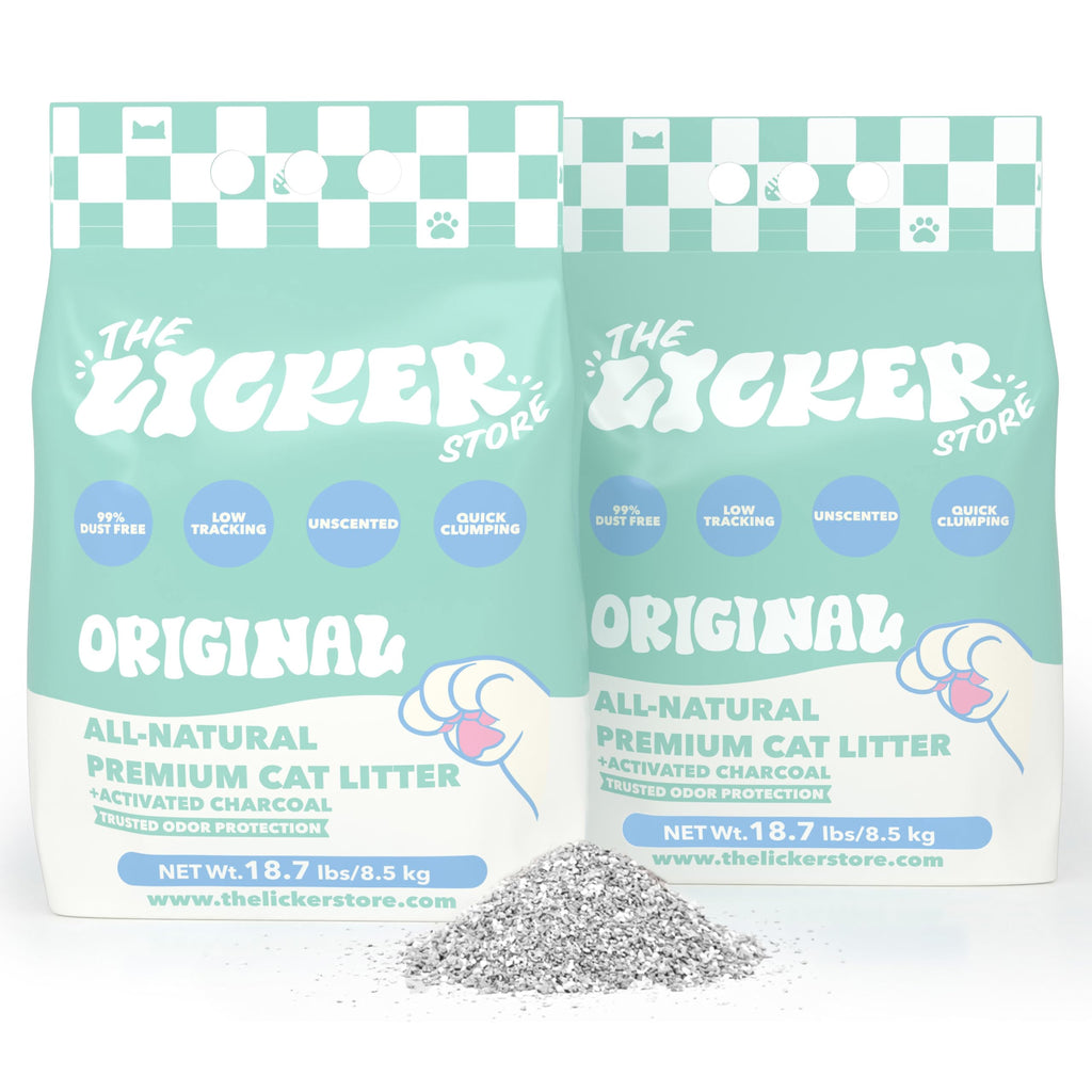 Unscented Clumping Bentonite Clay Cat Litter Set of 2 R45183