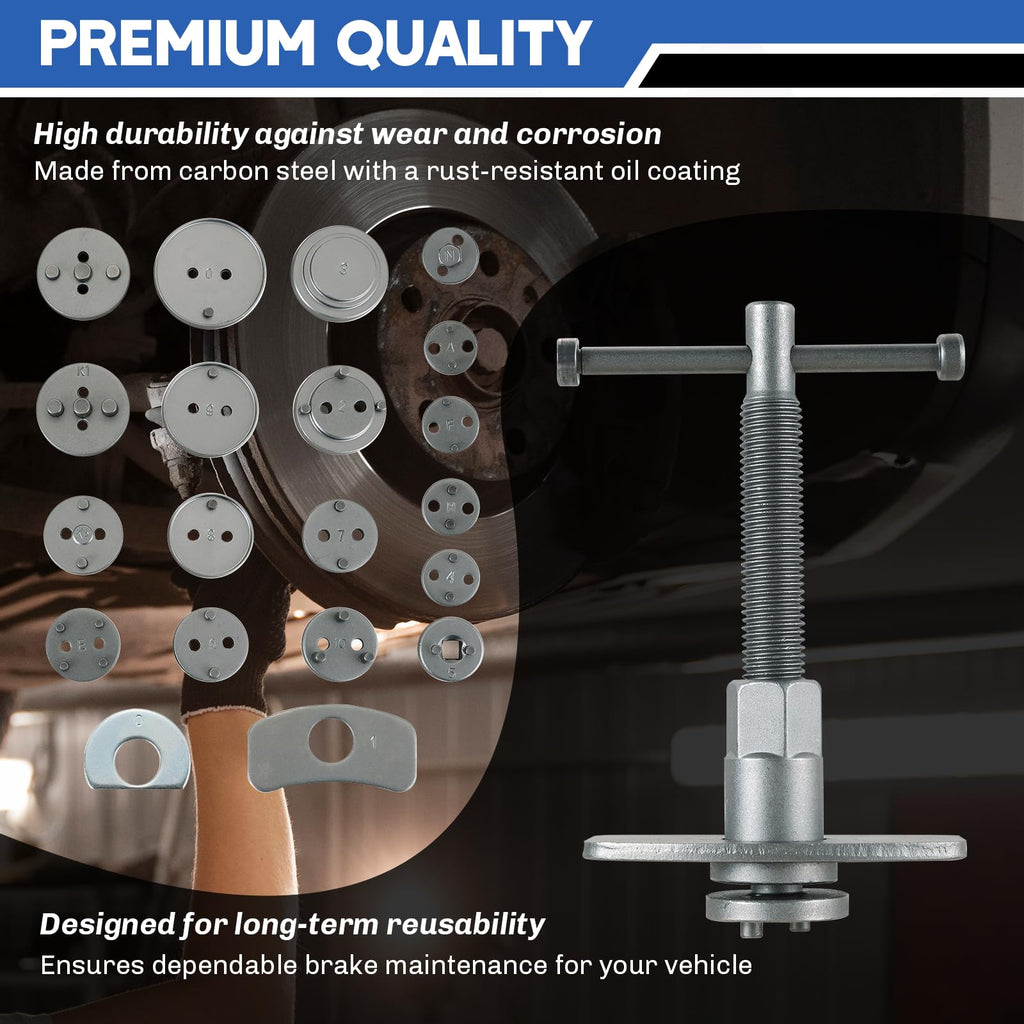 Heavy-Duty Disc Brake Caliper Tool Kit 24pcs B111271