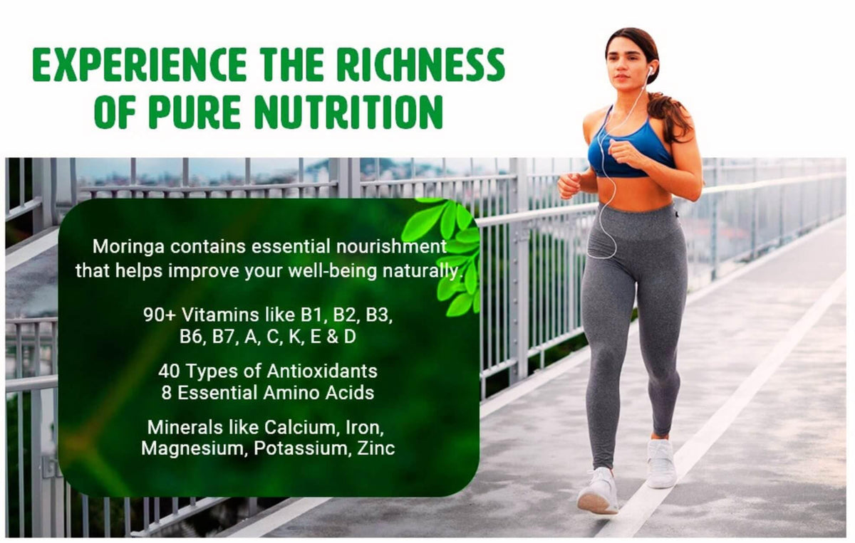 Moringa Tablets with Turmeric and Ginger, 300 Pills, 1000 Mg I2203
