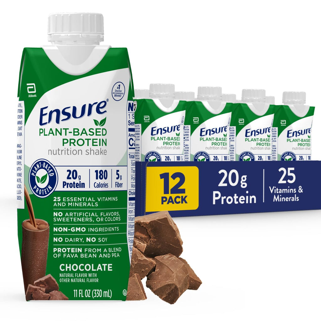 Plant-Based Protein Nutrition Shakes 20g Fava Bean & Pea Protein Pack of 12 Q8615
