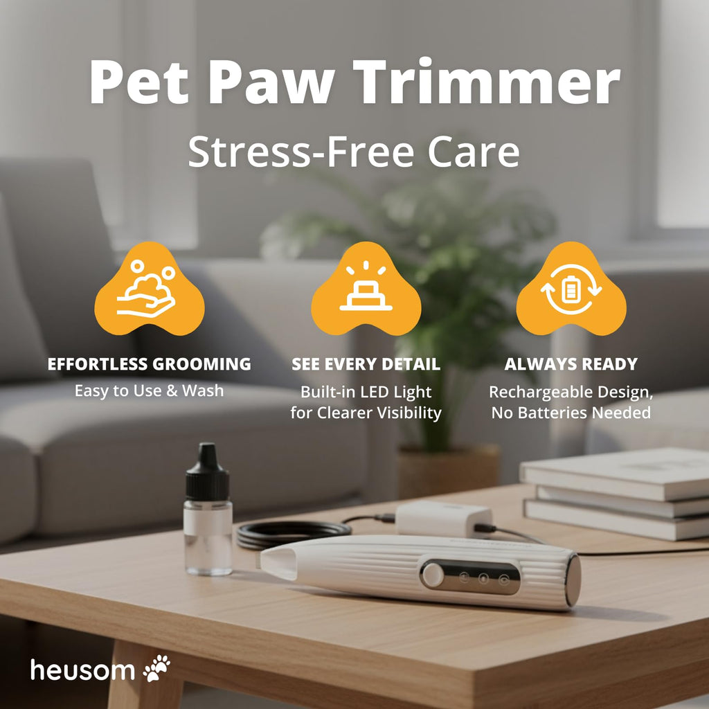 Pet Nail Grinder + Replacement Drum Grinders (3 pcs) + Pet Paw Trimmer X3732