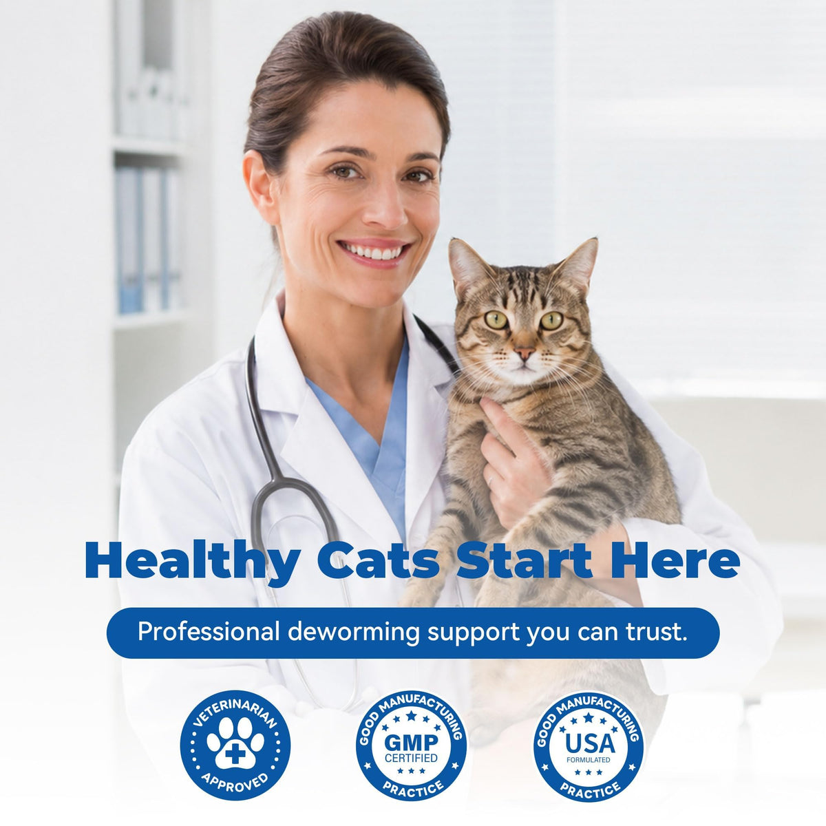7 Way De-Wormer Chewable Tablets for Dogs & Cats, 50 Count E82525