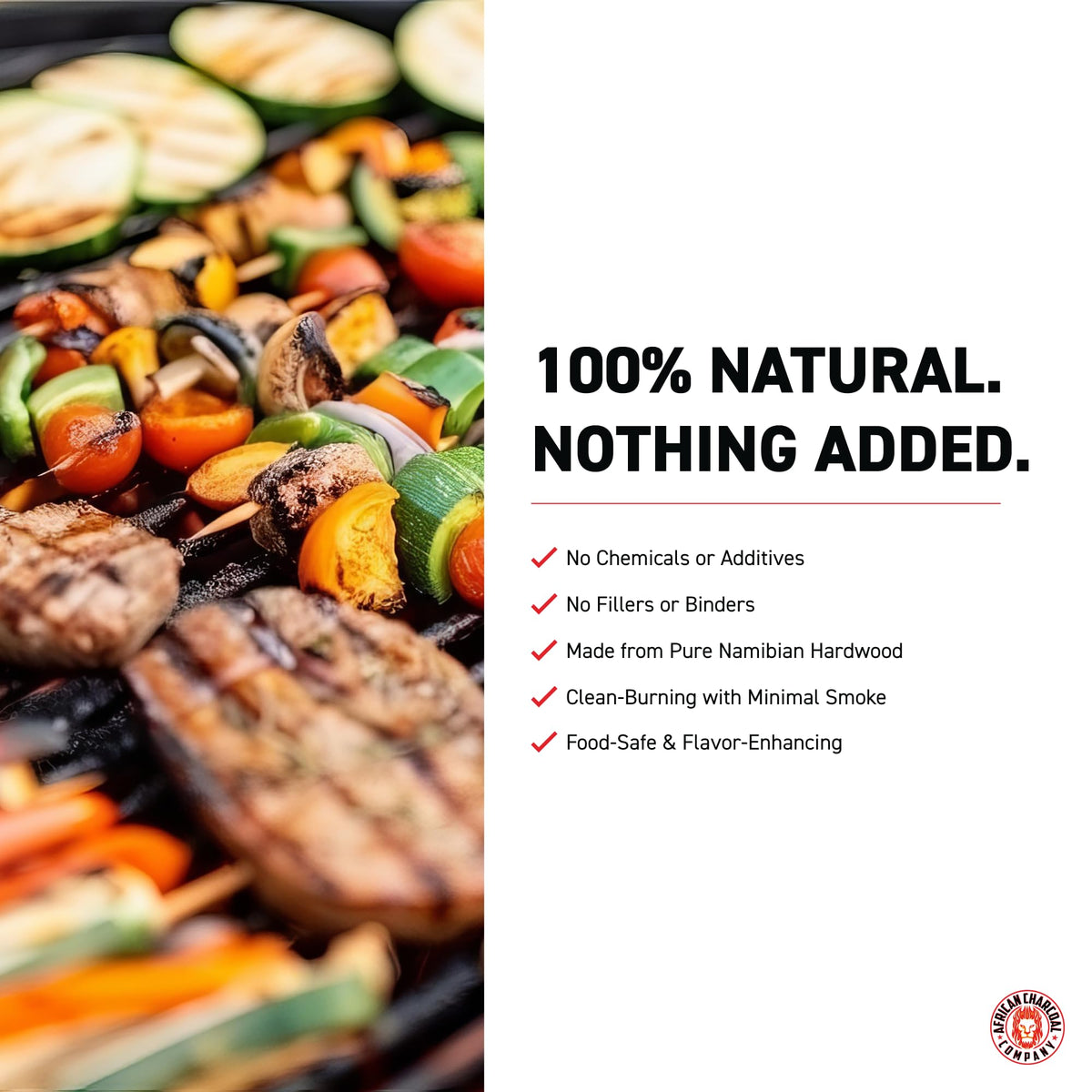 17.8 lb Natural Hardwood Lump Charcoal I2970