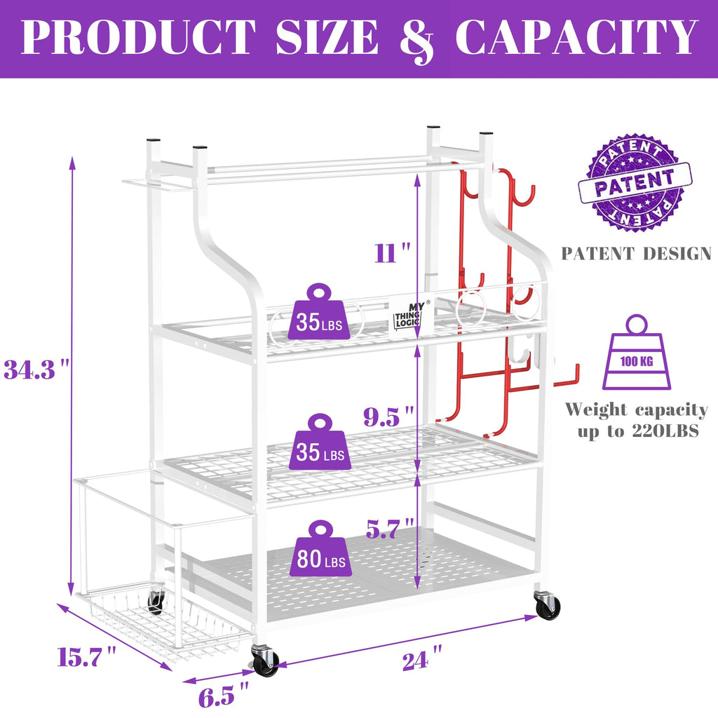 Home Gym Rack for Dumbbells, Yoga Mats and Workout Equipment N301022