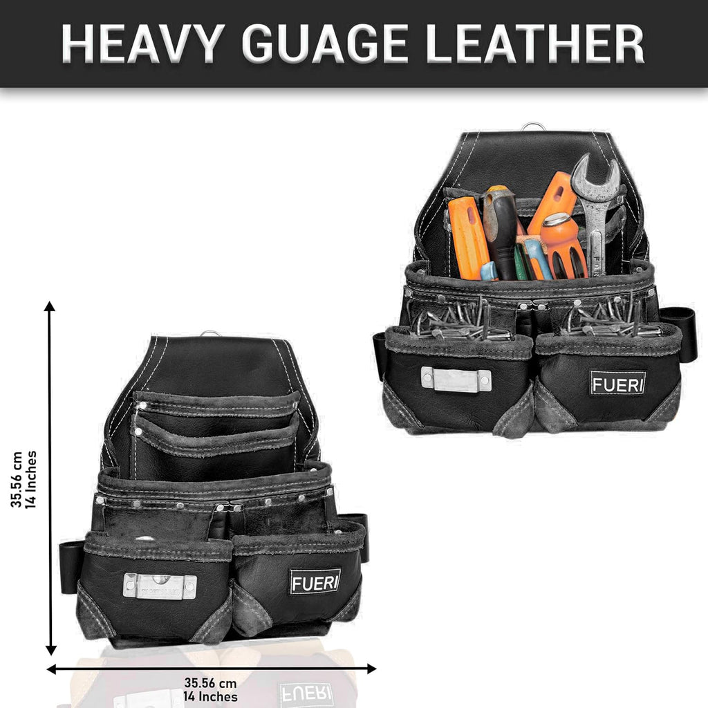 Leather 16 Pocket Tool Belt O857171