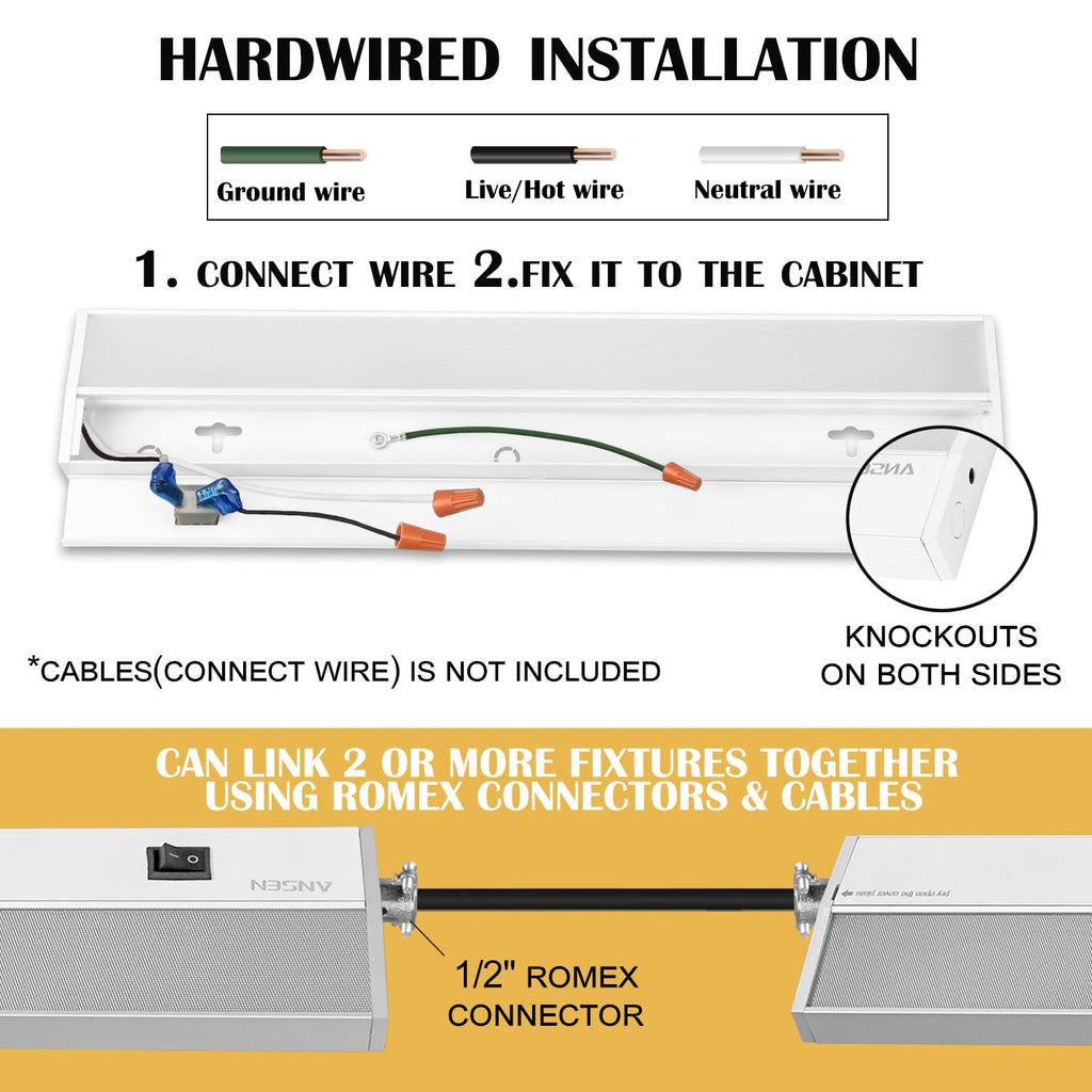 24in 18W LED Under Cabinet Lighting X403963