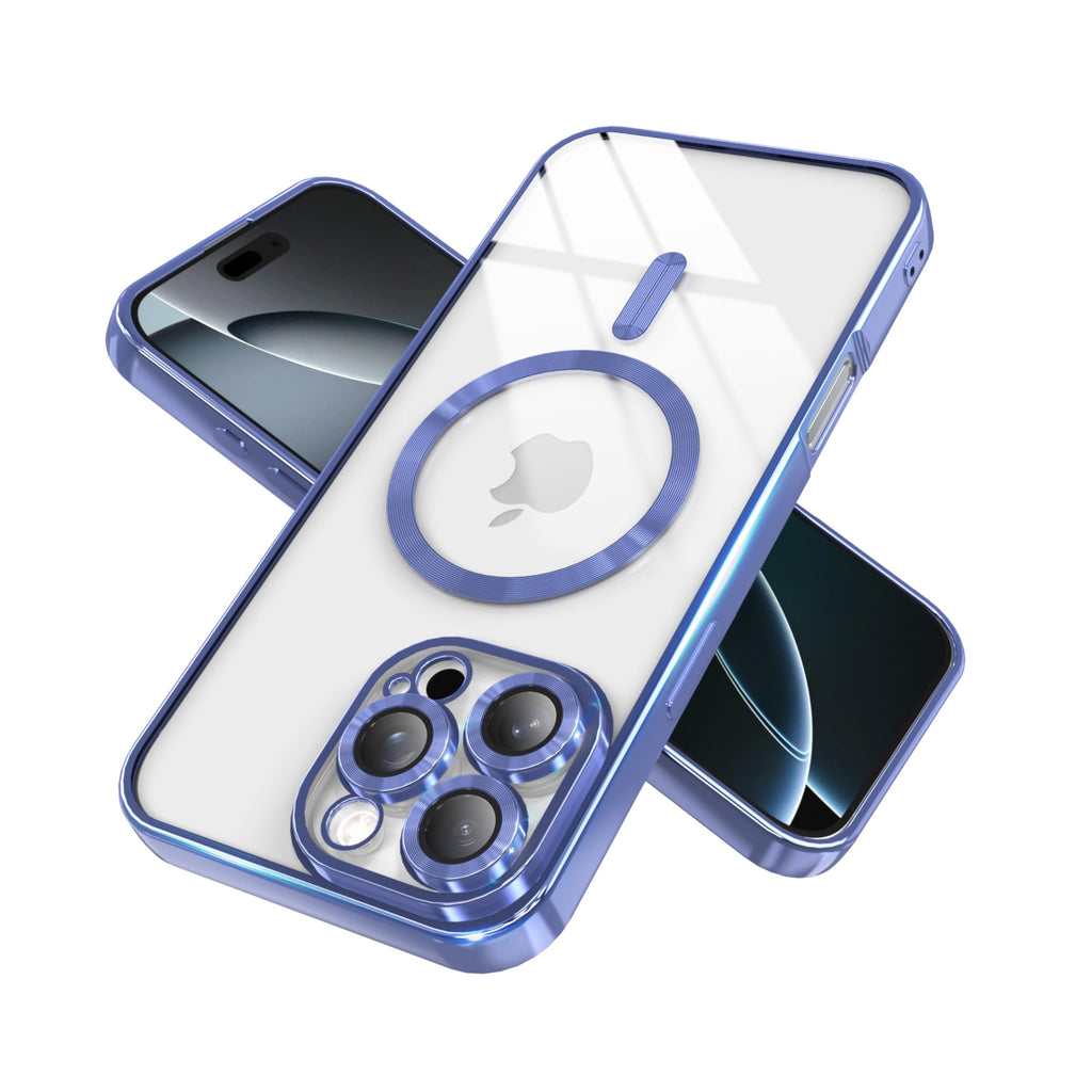 Magnetic Clear Case for iPhone 13 Pro Max with Camera Lens Protection D28585