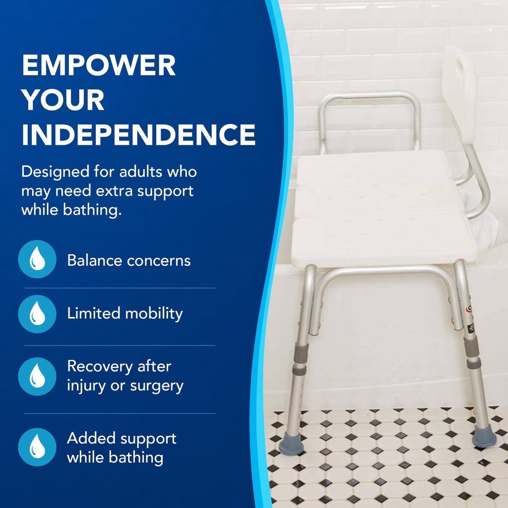Height Adjustable Shower Bench and Shower Chair X147771