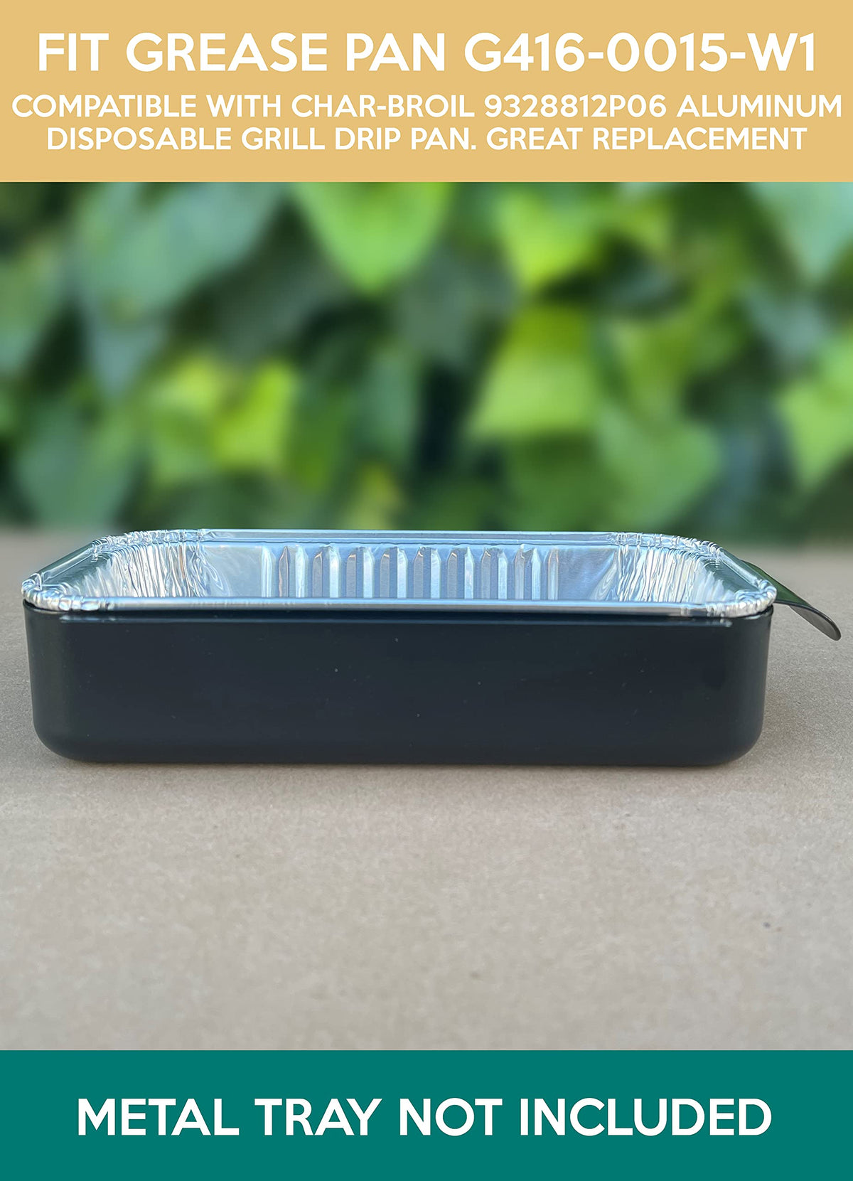 20 Pack Disposable Aluminum Foil Drip Pans N730867