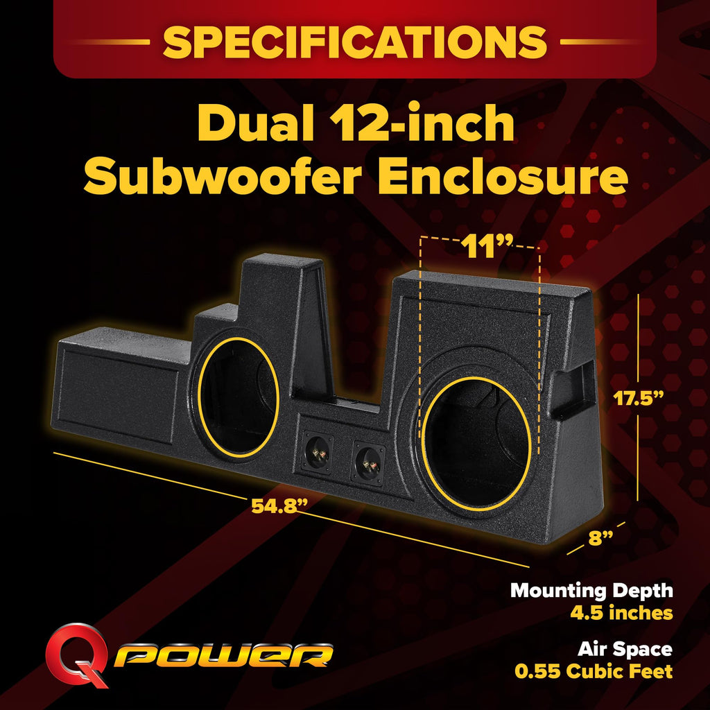 Dual 12" Ported Subwoofer Box H33190