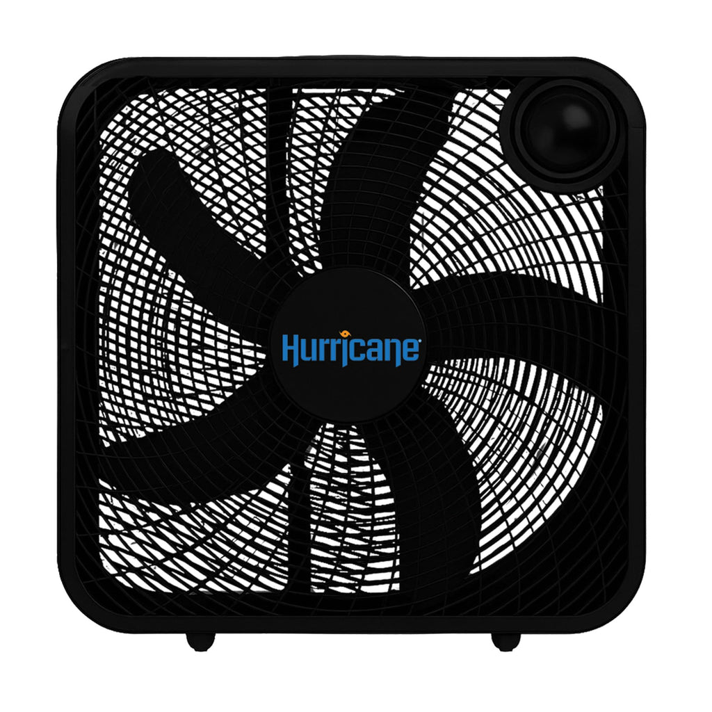 Black 3 Speed 20in Floor Box Fan, 2 Pack X491537