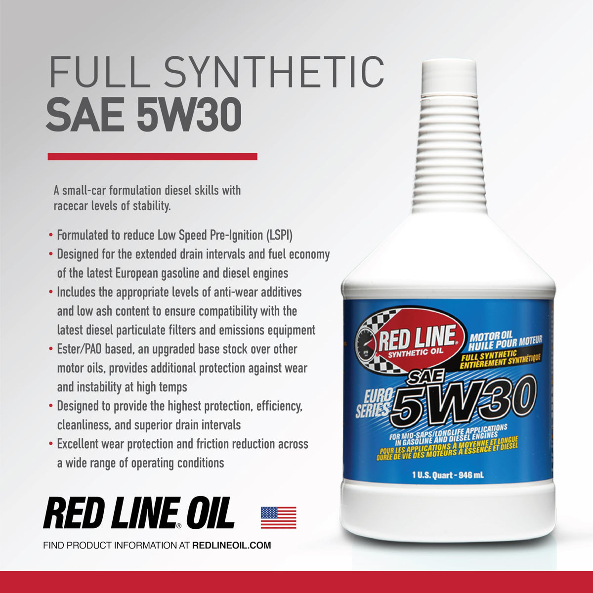 5W30 Fully Synthetic Motor Oil 1 Quart 3 Pack C610