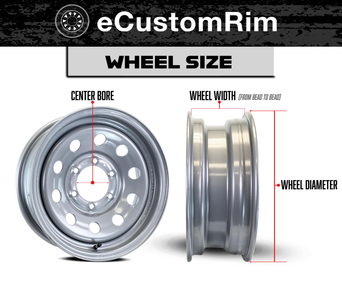 2-Pack Trailer Tire Rim Assembly 5.30-12 4 Lug White S19830