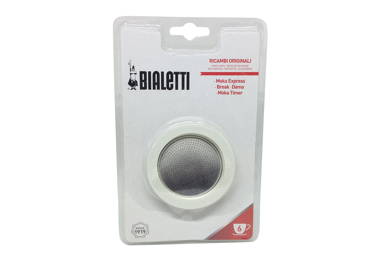 6 Cup Replacement Filter and 3 Gaskets M6058