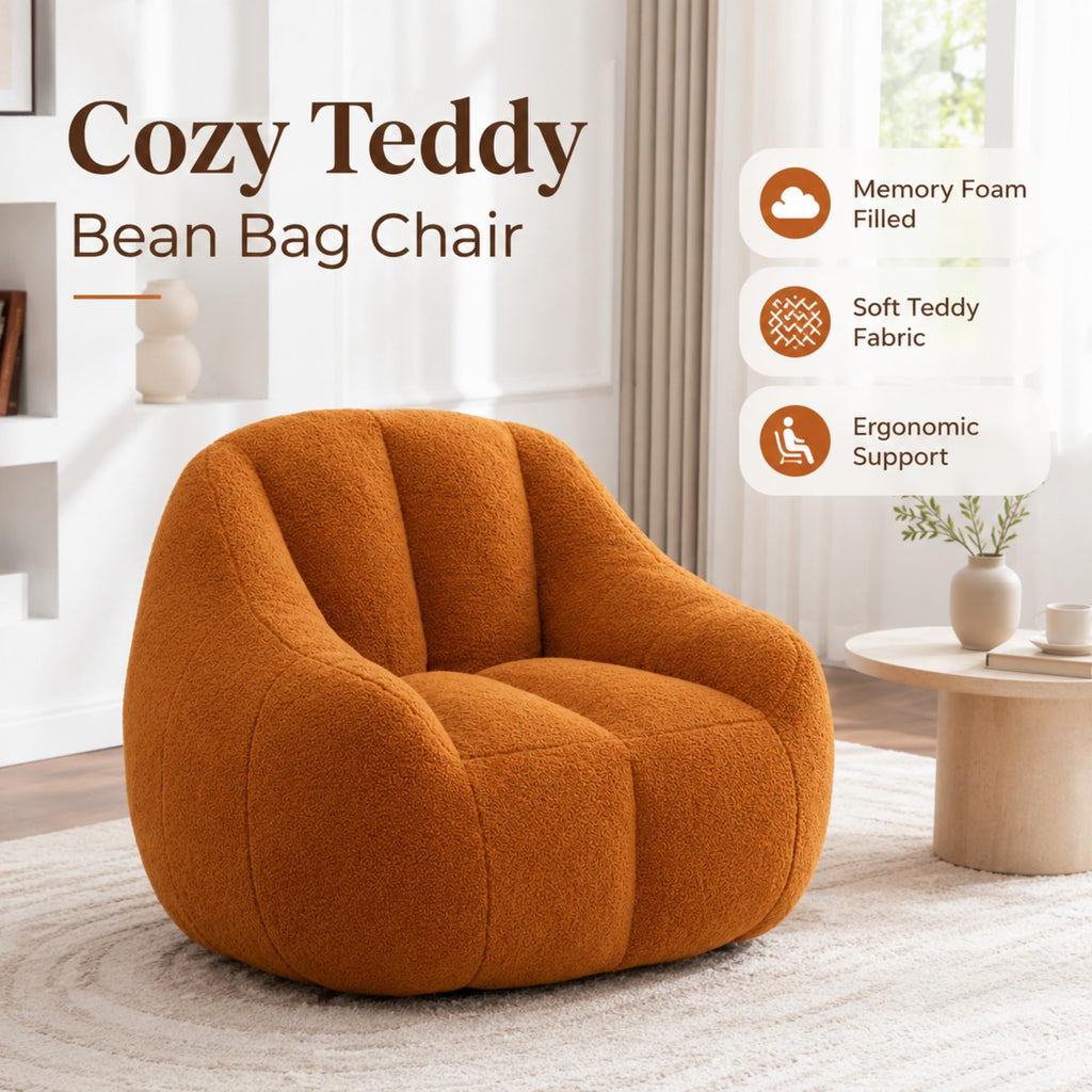 Yellow Memory Foam Bean Bag Chair Z132013