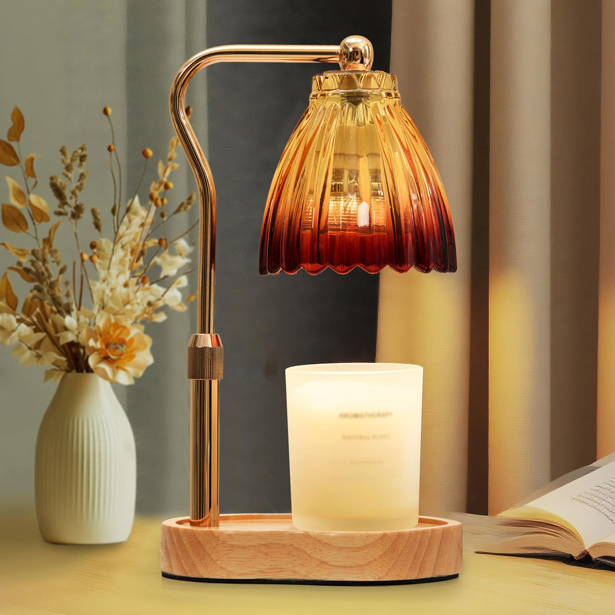Candle Warmer Lamp with Timer Dimmable J4444