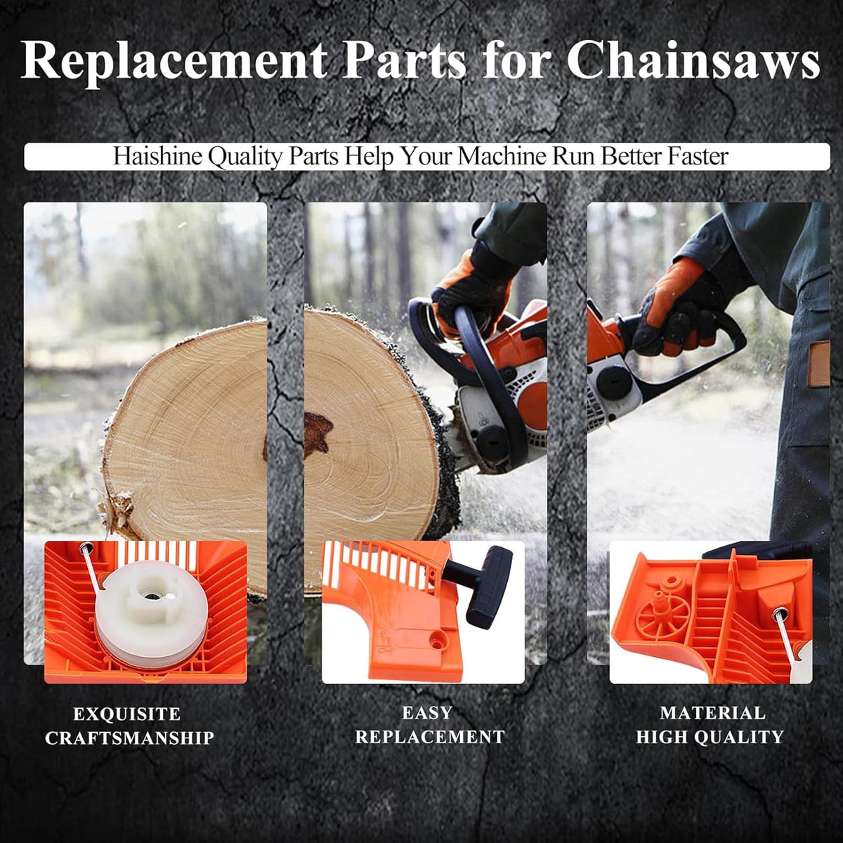 Recoil Assembly Kit with Pulley, Spring, Handle, and Rope N342