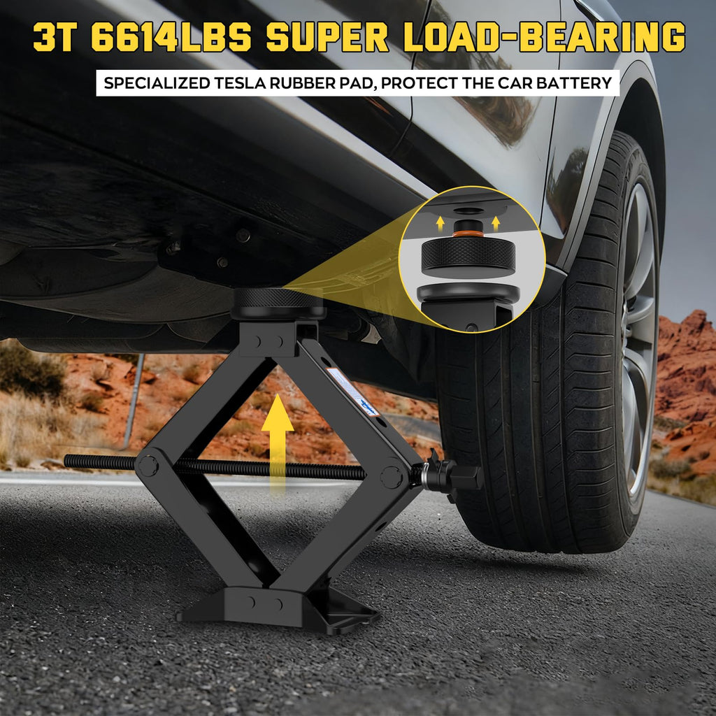 3 Ton Scissor Jack with Lug Wrench D327273
