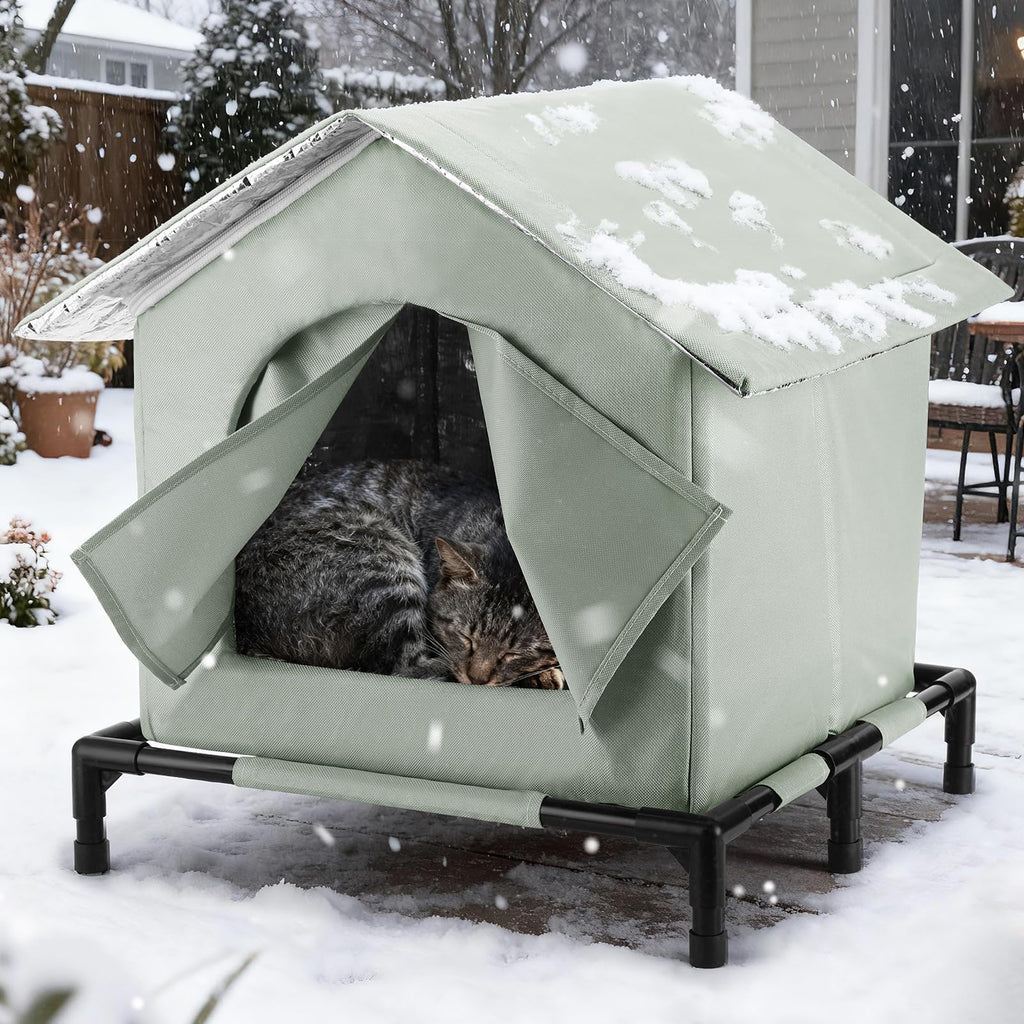 Weatherproof Outdoor Cat House C1496