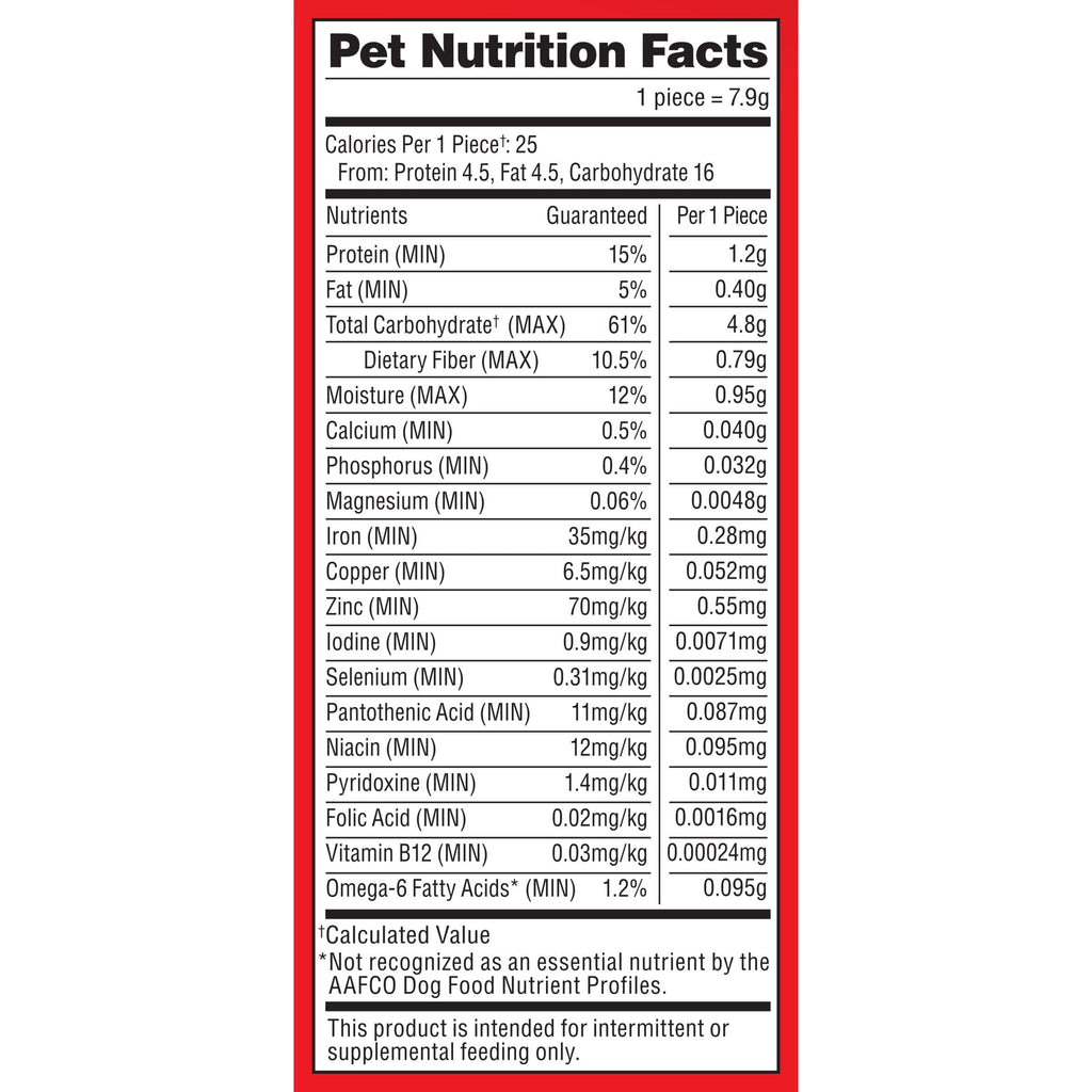 Peanut Butter Flavor Small Dog Treats 7 Lb F740