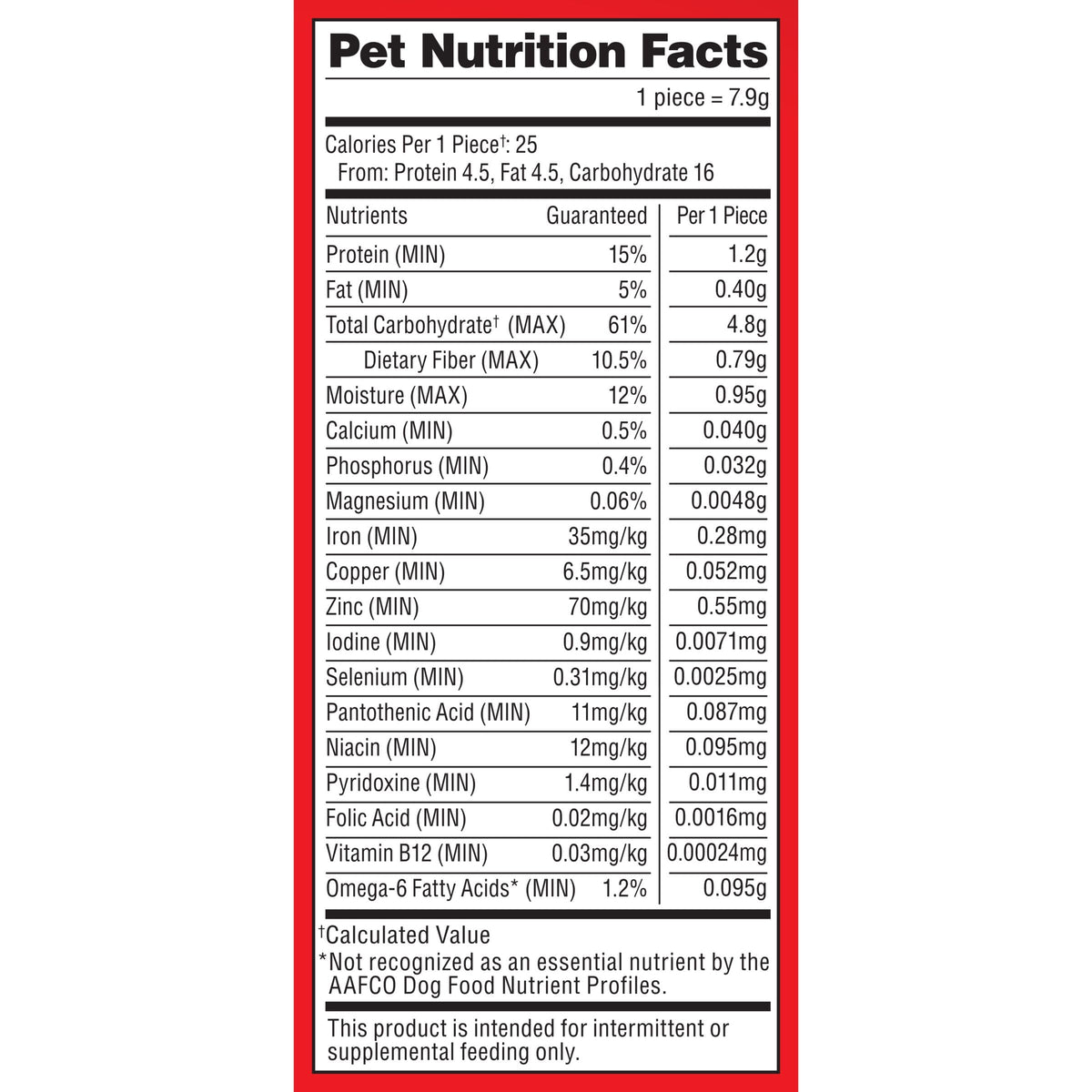 Peanut Butter Flavor Small Dog Treats 7 Lb F740
