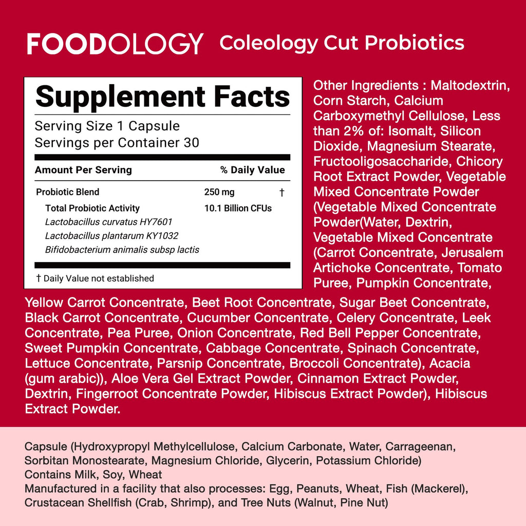 Probiotics for Bloating Relief 30 Capsules F705670