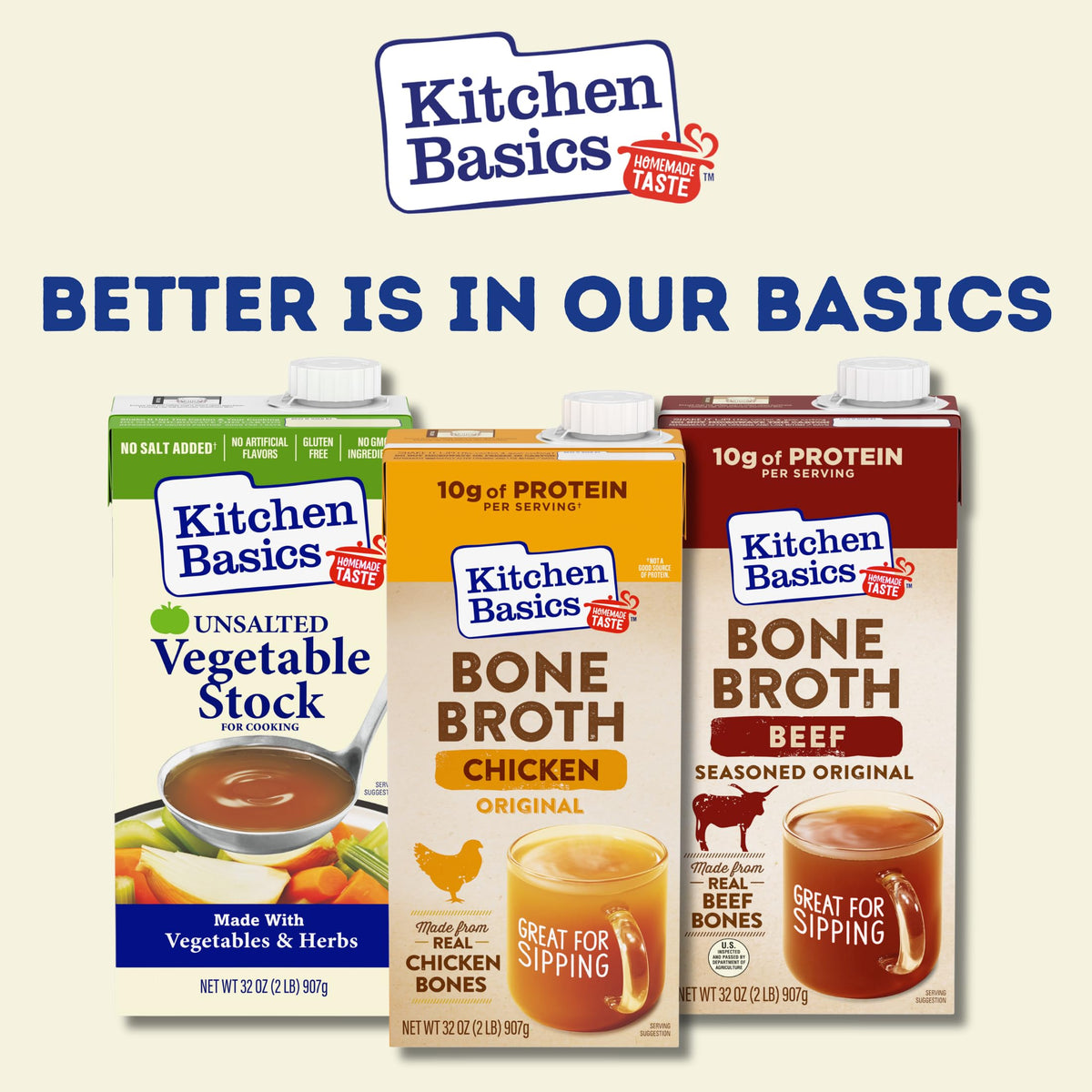 Chicken Bone Broth 32oz Pack of 12 V92151