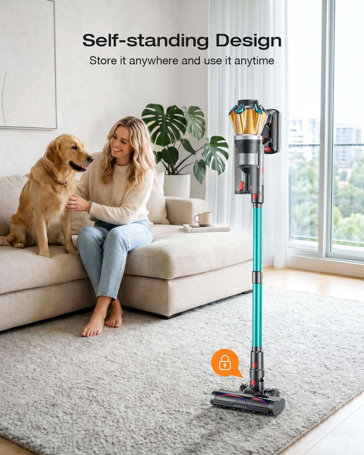 60Kpa 650W 70 Mins Cordless Stick Vacuum Cleaner N508