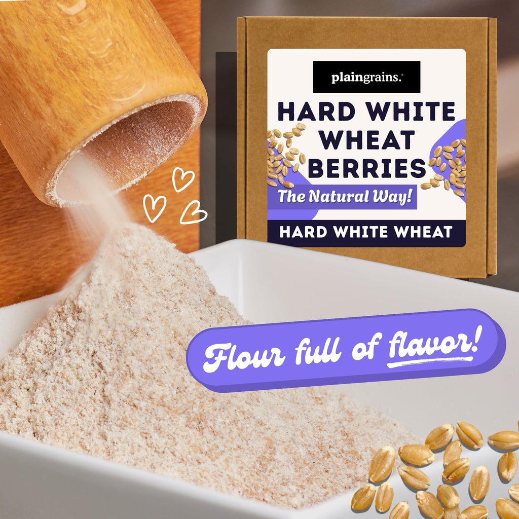 5.5 LB Dry Hard White Wheat Berries Whole Grain J846