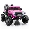 24V 2 Seater Ride on Car with Remote Control, Bluetooth (Pink) E4705