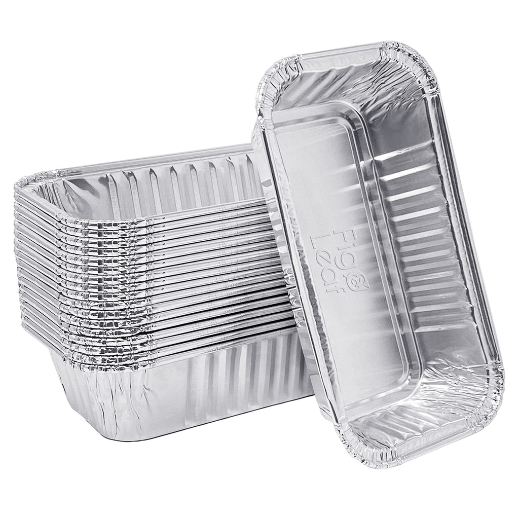 20 Pack Disposable Aluminum Foil Drip Pans N730867